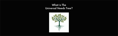 WHAT IS THE UNIVERSAL NEEDS TREE WHAT IS THE UNIVERSAL NEEDS TREE